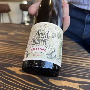 a bottle of ale