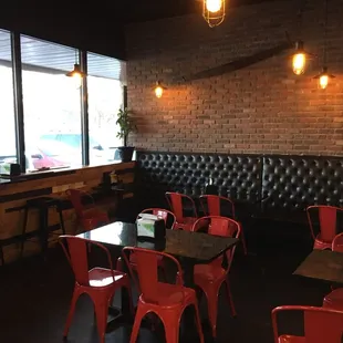 1/2 of the sitting area