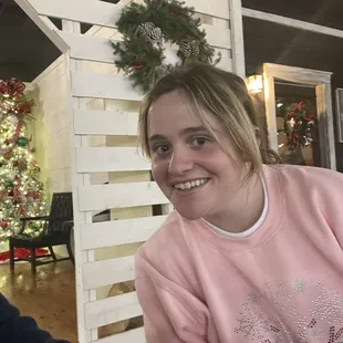 My daughter Macy enjoying the atmosphere.