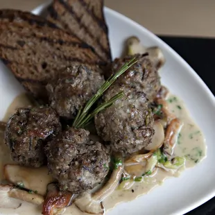 Bison Wild Rice Meatballs