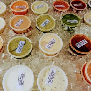 Hummus and other yummy dips...