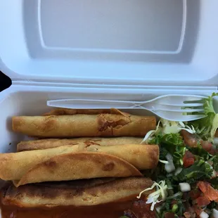 $5 potato taquitos from farmers market yummy!