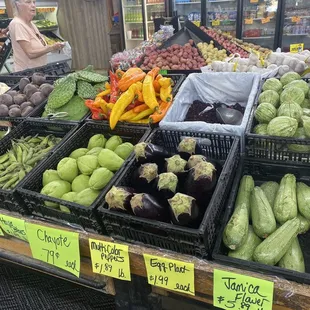 a variety of vegetables