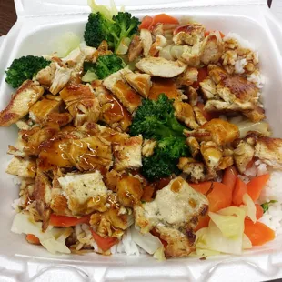 Chicken teriyaki! Yayuh!