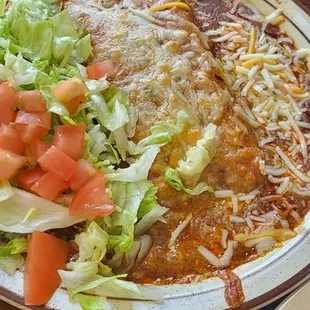 Chicken Taco Dorado Cheese Enchilada