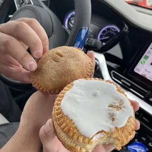 Baked pies - lemon cream and classic apple.