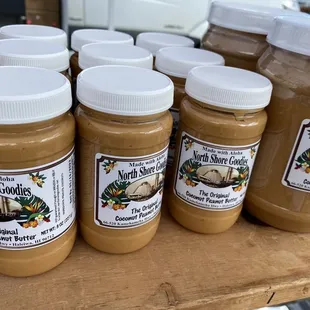 jars of peanut butter