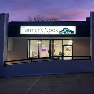 the outside of the store