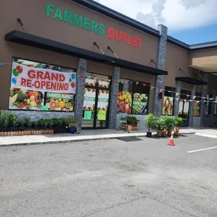 the front of the store