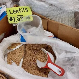 Lentils and beans