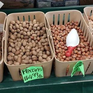 Variety of nuts available