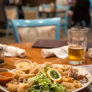 Fried Shrimp Calamari