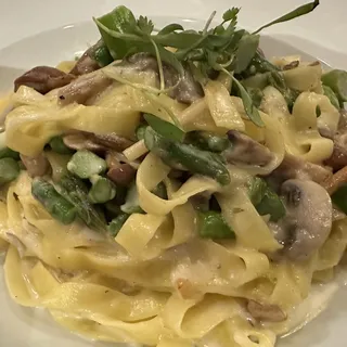 Wild mushroom Fettuccine