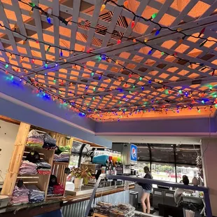 the interior of a restaurant