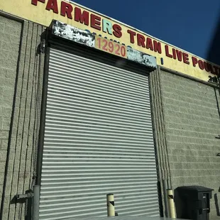 the front of the building