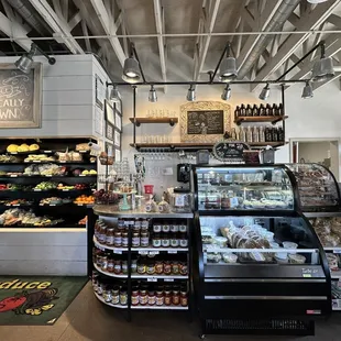 the interior of a grocery store