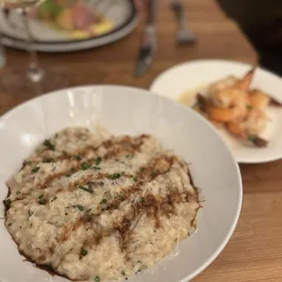 Risotto and prawns add-on