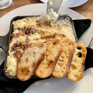 Cheeses artichoke dip. Amazing