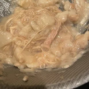 Chicken and Dumplings.  Take out.