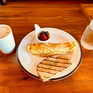 Savory omelet.. the kind you wish you could make at home