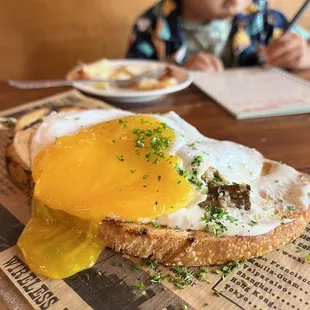 Duck Egg Tartine