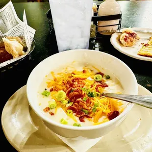 Baked potato soup