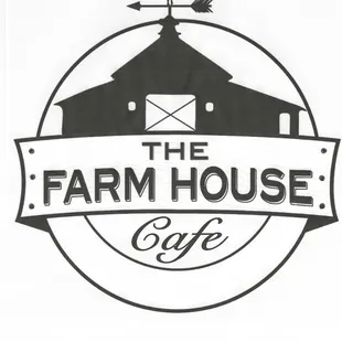 the logo for the farmhouse cafe