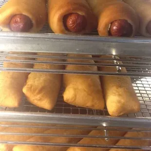 Baked and fried sausage rolls!