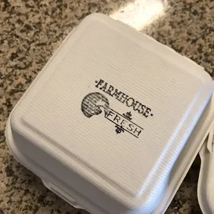 Compostable takeout box