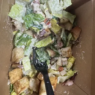 Chicken BLT Caesar Bowl