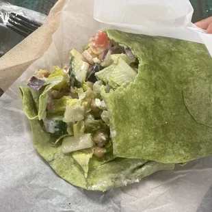 Greek Salad Wrap