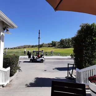 View from our outdoor patio table