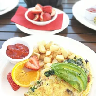 Veggie omelet