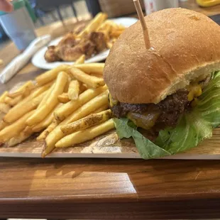 Classic American smash burger