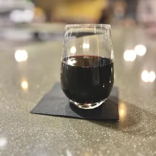 A glass of Cabernet
