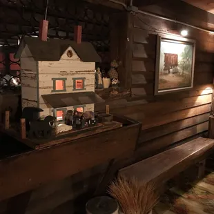 a doll house on a table