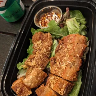 Crispy pork belly