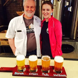 Owner Gary and bartender Rose. Nice people!