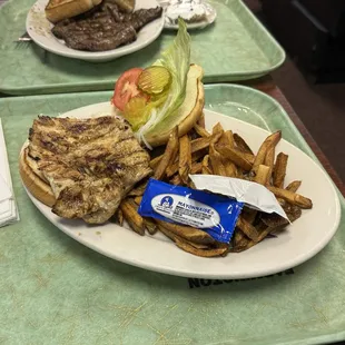 Chicken Sandwich with fries