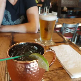 oysters and mussels, drink