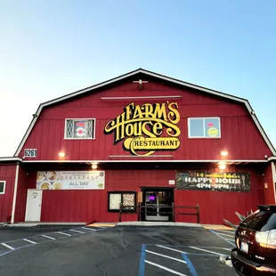 Outside!  Very unique building!