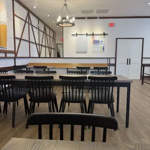 Inside the restaurant