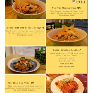 Creamy TOM YUM Noodles Soup