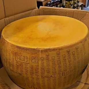 Ever see a whole wheel of Parmigiano Reggiano? It's an awe-inspiring Italian masterpiece!