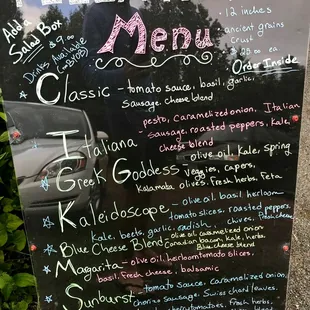 Plenty of delicious pizza options to choose from.