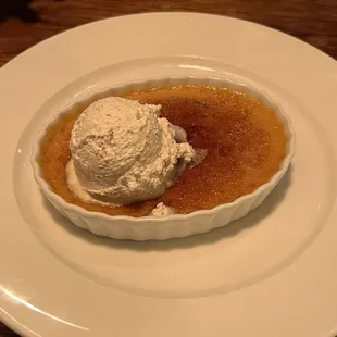 Amazing sweet potato creme brûlée!