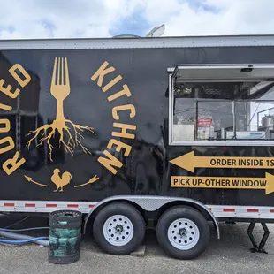 Permanent food truck: Rooted Kitchen.