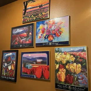 Past tulip festival posters