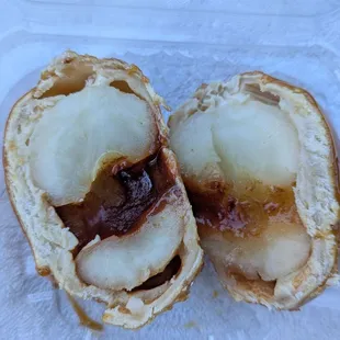 Inside Apple Dumpling, $3.99 prior to tax