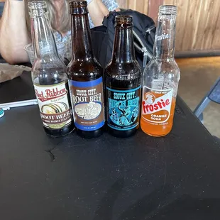 Did a sampling of sodas! The birch was our favorite, not super sweet with root beer flavor.